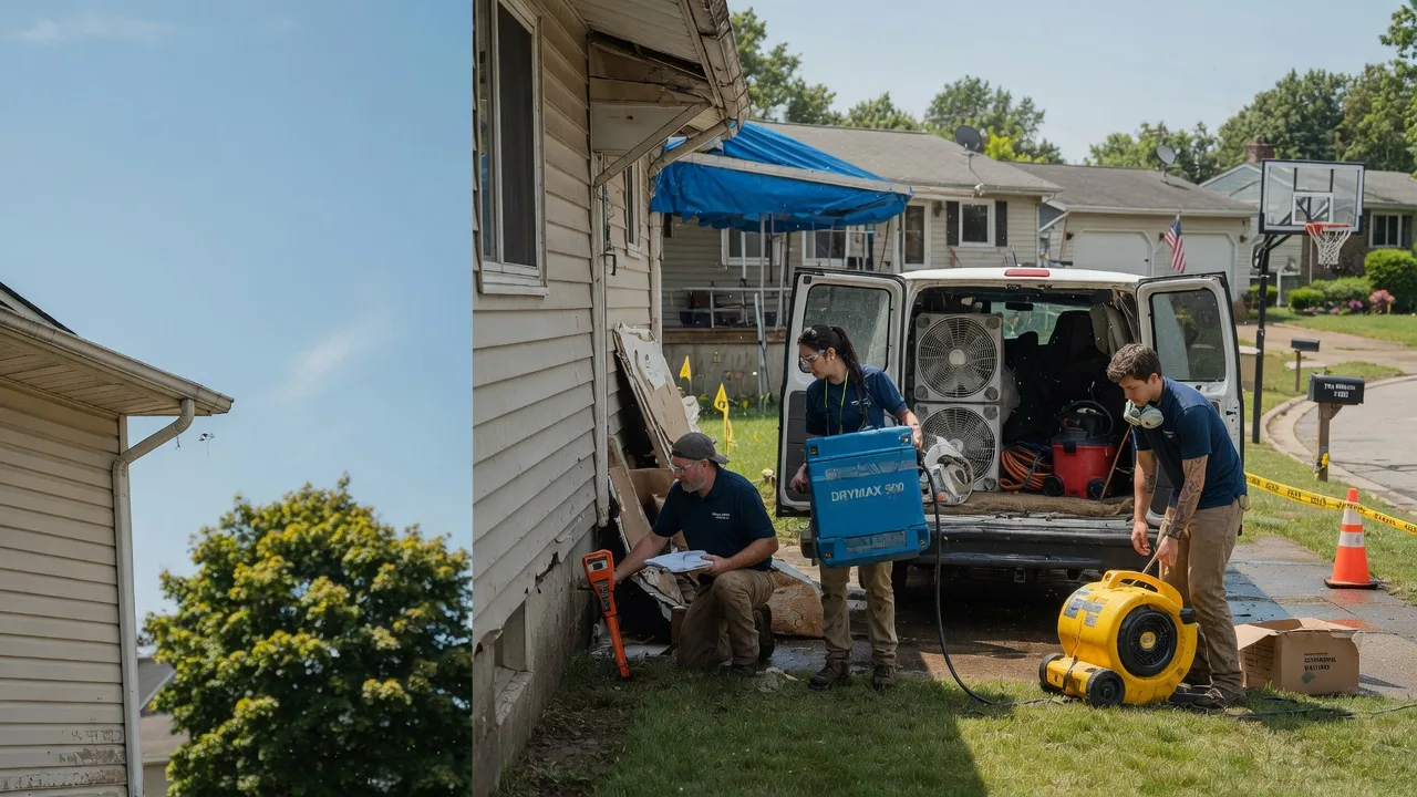 Ceiling Leak Cleanup in Ettrick, WI near me