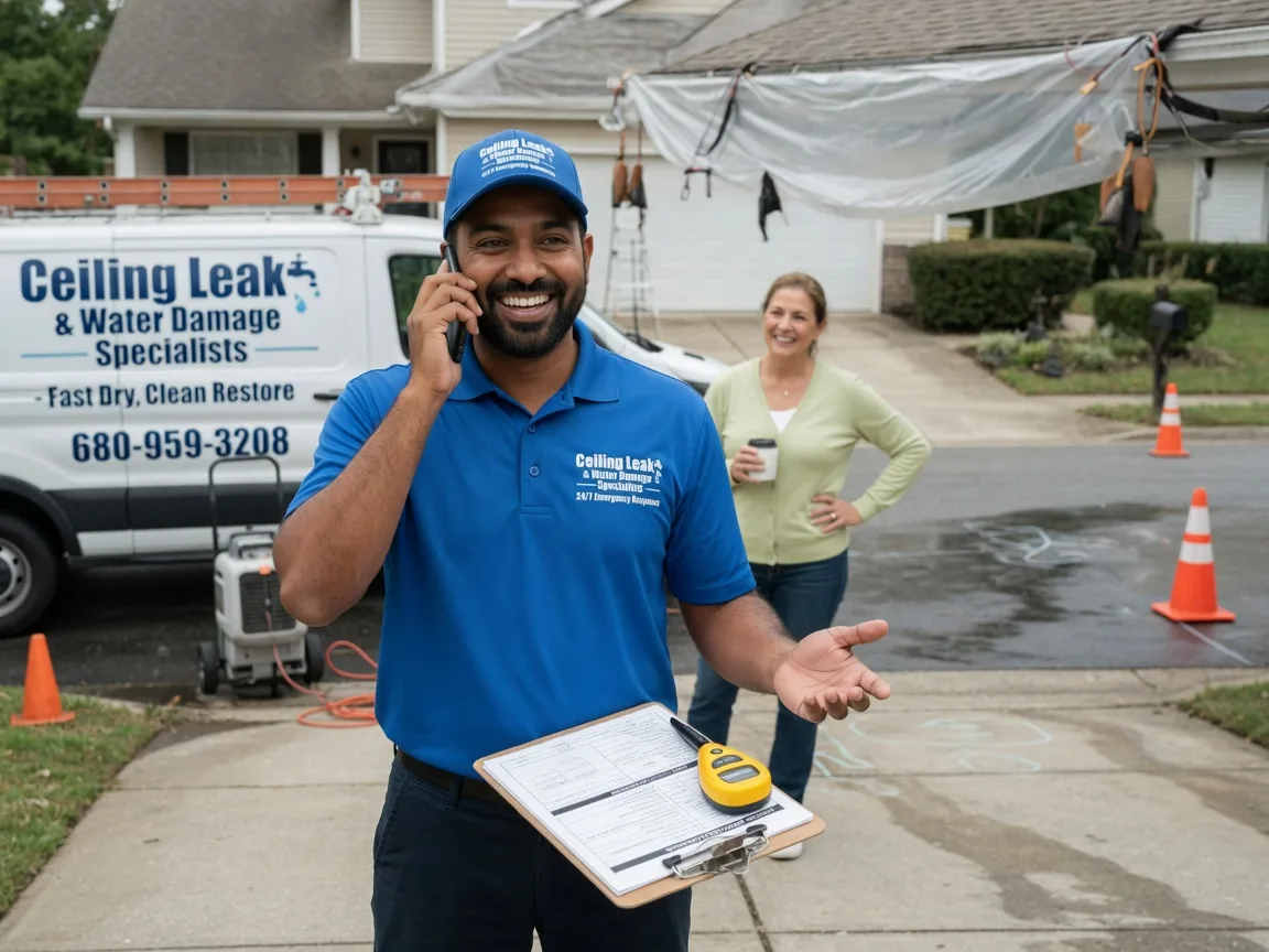 Ceiling Leak Cleanup Ettrick, WI FAQs